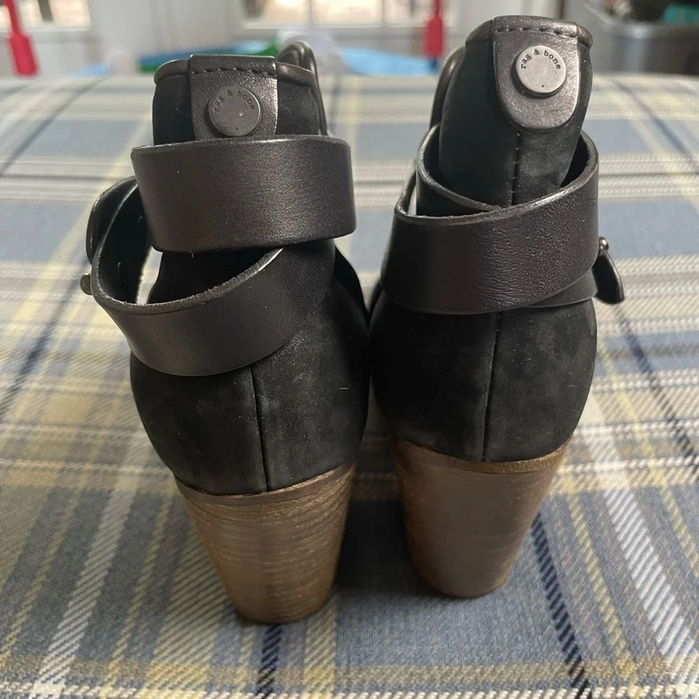 rag & bone Harrow Nubuck Booties (5)